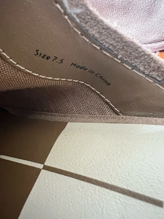 Dolce Vita Tan Suede Women's Mules 7.5 - Picture 10 of 12